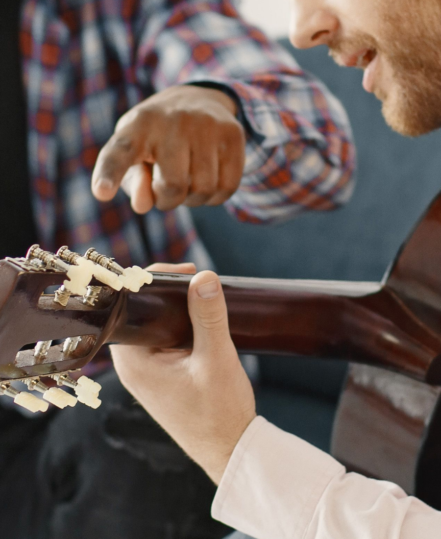Private music lesson at The Amateur Musician